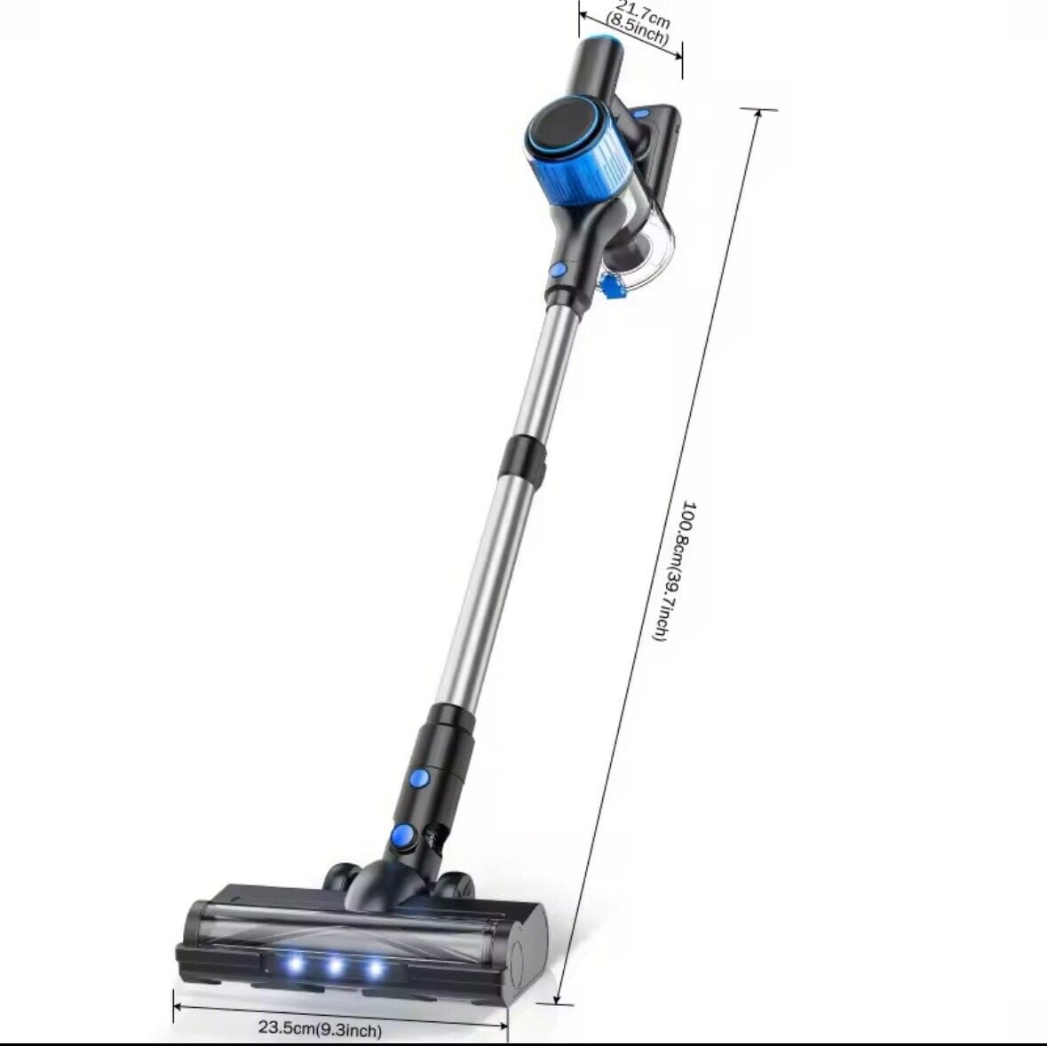 Cordless Vacuum Cleaner, 43Kpa Powerful Stick Lightweight Vacuum
