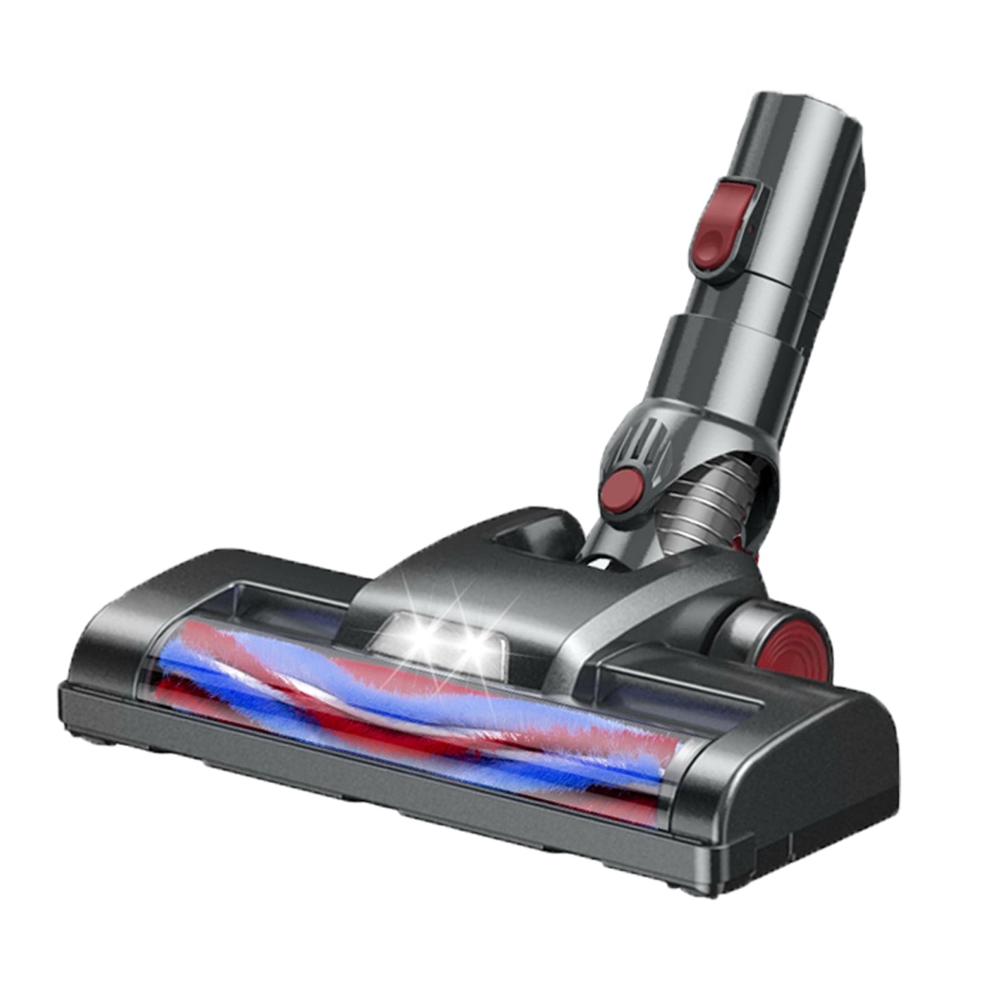 Roller Head Floor Attachment Compatible Cordless Vacuum Cleaners with Front Lights