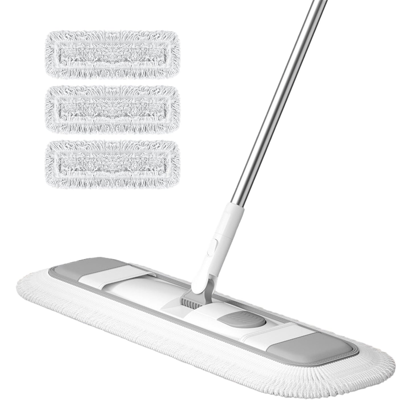 TORIO 2-in-1 Wet & Dry Mop, for Hardwood and Tile Floors Streak-Free, Quick-Drying, High Absorbency Cleaning Tool