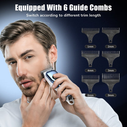 Hair Clippers for Men - Trimmers Set, Rechargeable Electric Shaver, Beard Trimmer