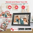Frameo 10.1" WiFi Digital Picture Frame, 1280x800 HD IPS Touch Screen Photo Frame Electronic, Share Photos/Videos Instantly via from Anywhere