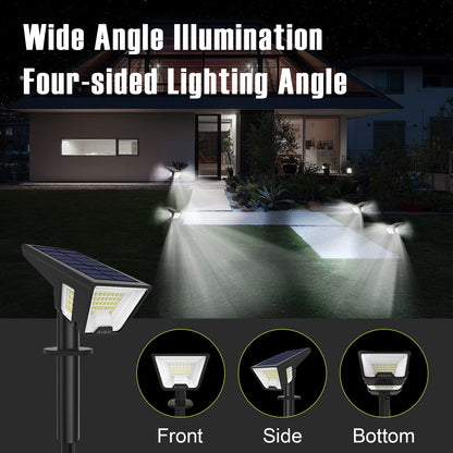 Solar Outdoor Lights, LED Solar Lights Outdoor Waterproof, Solar Walkway Lights Maintain 10 Hours of Lighting for Your Garden, Landscape, Path, Yard, Patio