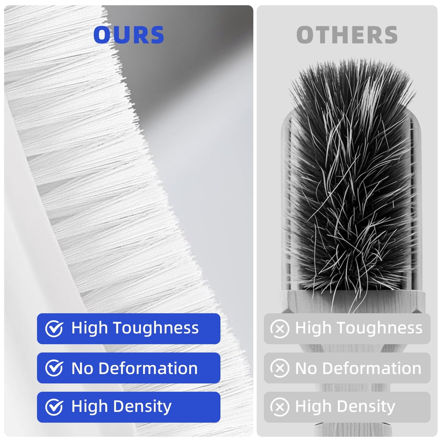 TORIO Heavy Duty Scrub Brush, Multi-Purpose Cleaning Brush for Kitchen, Bathroom & Floor