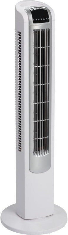 Tower Fan for Home with Adjustable Thermostat, Tip-Over Switch, 4 Fan Speeds, 3 Heat Settings and Remote Control, 42 Inches, 1500W