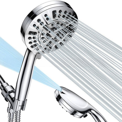 ATUPEN Shower Head with Handheld, High Pressure 10 Modes with 59" Stainless Steel Hose Adjustable Holder