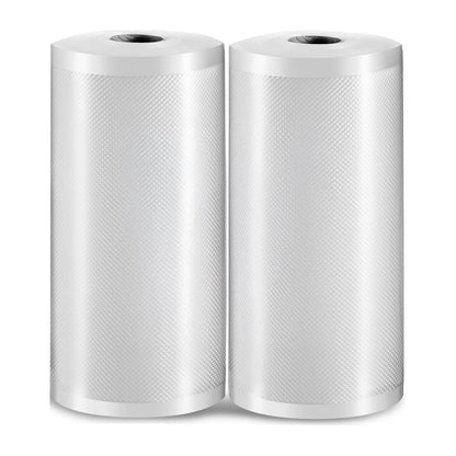 Torio BPA-Free Vacuum Sealer Bags, 2 Rolls (11.8" x 16.4') Heavy Duty Commercial Grade for Freezer & Sous Vide Cooking