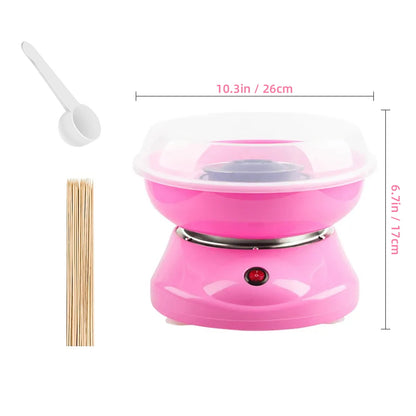 Cotton Candy Machine,Includes Sugar Scoop,10 Sticks Cotton Candy Maker for Birthday Party,Kids Gifts,Home Uses
