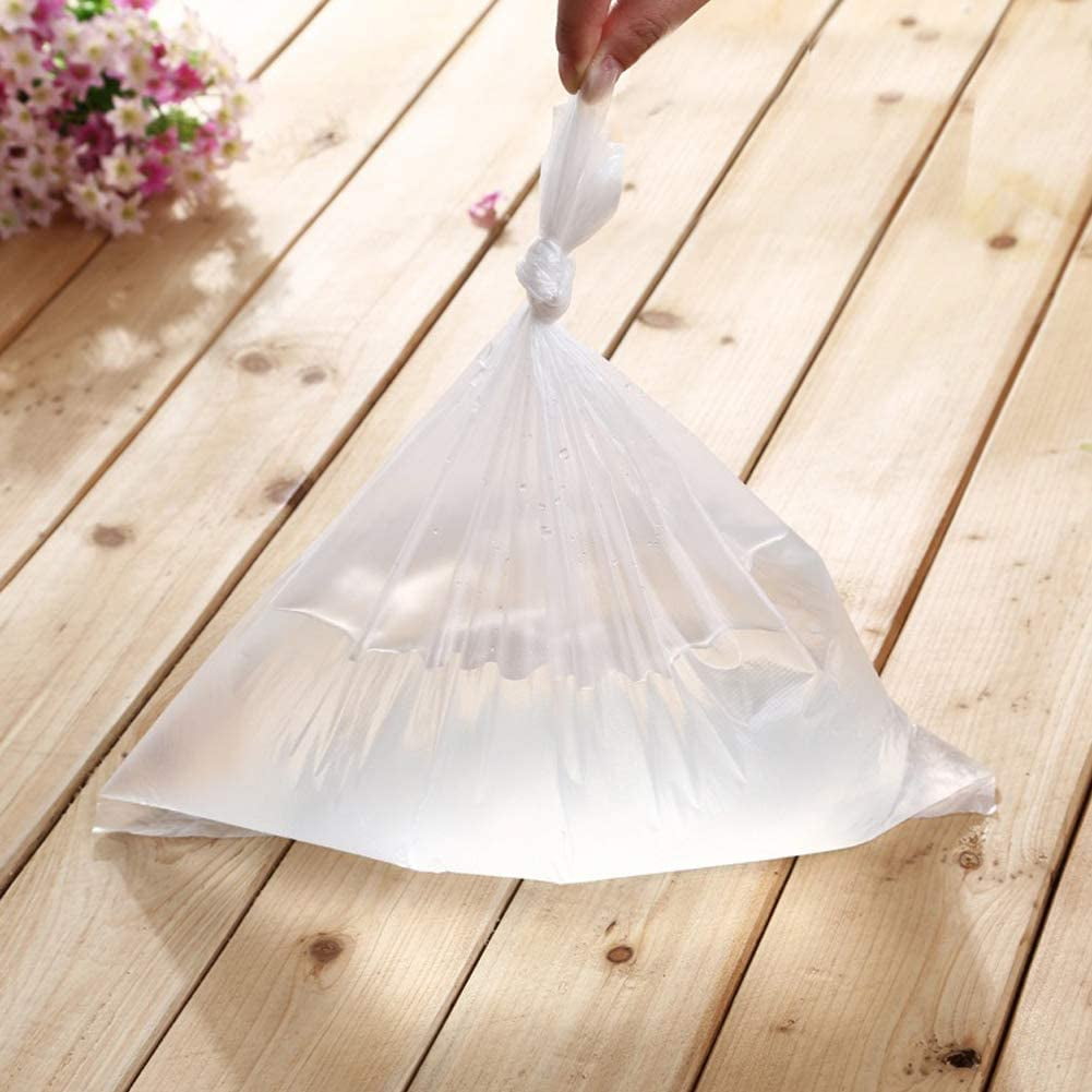 Plastic Produce Bag on a Roll, Clear Food Storage Bags for Bread Fruits Vegetables