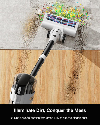 Cordless Vacuum Cleaners for Home Rechargeable,8 in 1 Stick Vacuum Cleaner with Powerful Suction,Versatile for Home, Carpet, Hard Floor, Pet Hair