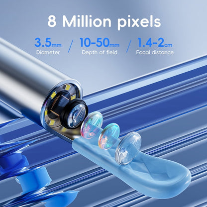Ear Wax Removal, 1080P Ear Clean Tool with Camera & 6 LED Lights, Wireless Ear Cleaner for iOS & Android