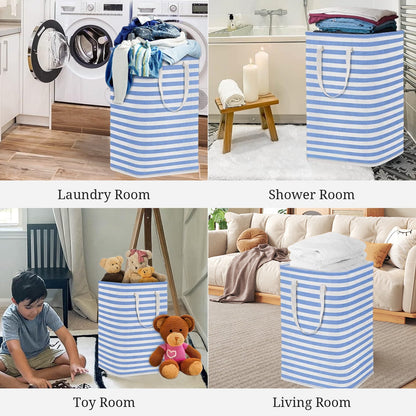 KUOSE Laundry Basket, 2-Pack 72L Large Capacity Collapsible Laundry Hamper Waterproof for Home,Dorm Clothes Toy Storage