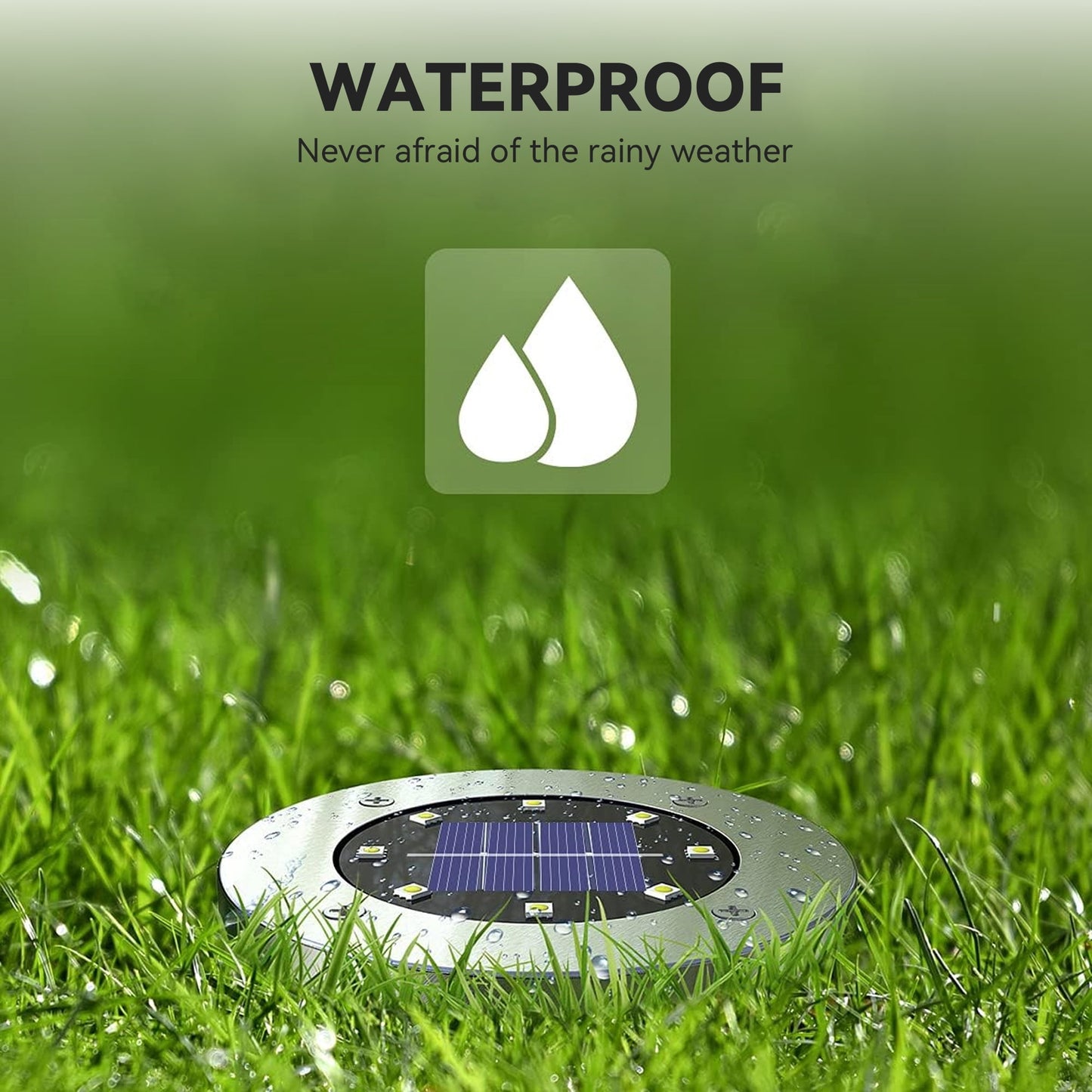 Solar Lights Outdoor Waterproof, 12 Packs LED In-Ground Lights Outdoor Solar Lights for Yard Patio Garden Lawn Deck Outside Pathway Walkway Sidewalk