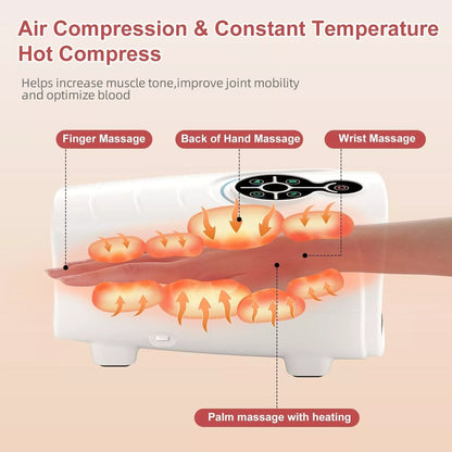 Hand Massager Cordless Electric Massagers with Heat Can Relieve Hand