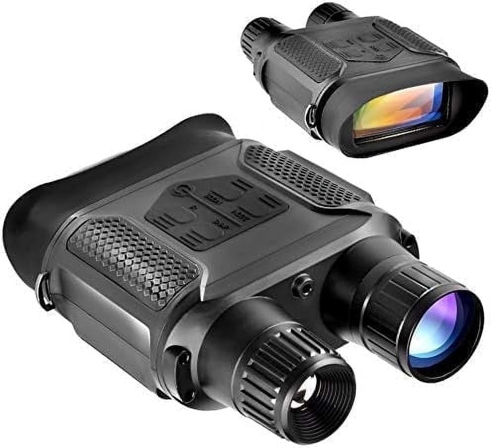 4K Digital Night Vision Goggles Binoculars for Total Darkness, Infrared Digital Night Vision, 32GB Memory Card for Photo and Video Storage, 3'' Large Screen Perfect for Hunting and Farm Monitoring