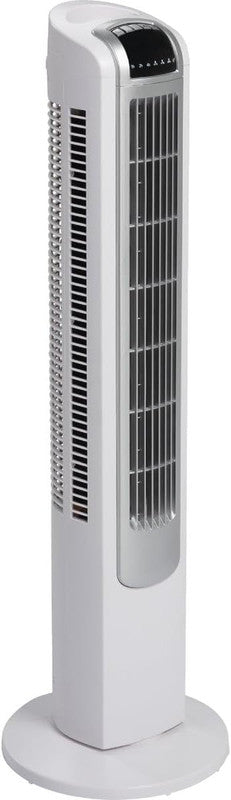 Tower Fan for Home with Adjustable Thermostat, Tip-Over Switch, 4 Fan Speeds, 3 Heat Settings and Remote Control, 42 Inches, 1500W