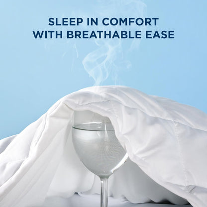 Queen Mattress Protector, Quilted Waterproof Mattress Pad with Deep Pocket up to 22 Inches, Soft Breathable Noiseless Mattress Cover, Mattress Topper Queen White