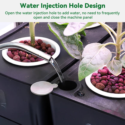 Indoor Hydroponics Growing System - 20 Pods Indoor Herb Garden with LED Grow Light Automatic Timer, Hydroponic Garden Planter, Gifts for Plant Lovers