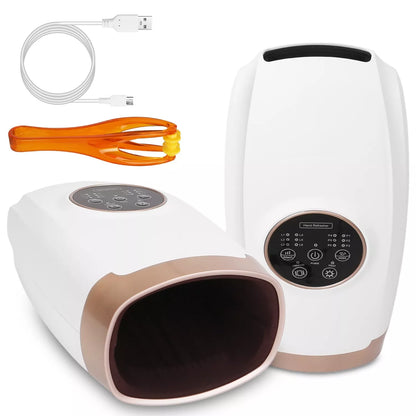 Electric Hand Massager Machine Rechargeable Hand Massager with Heat Palm Massage