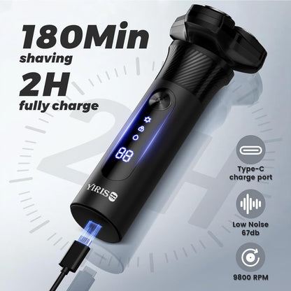 Electric Razor for Men, Cordless Rechargeable Electric Shavers, IPX7 Waterproof Men¡¯s Razors for Shaving Face with Nose and Sideburns Trimmer, Ideal Gifts for Men