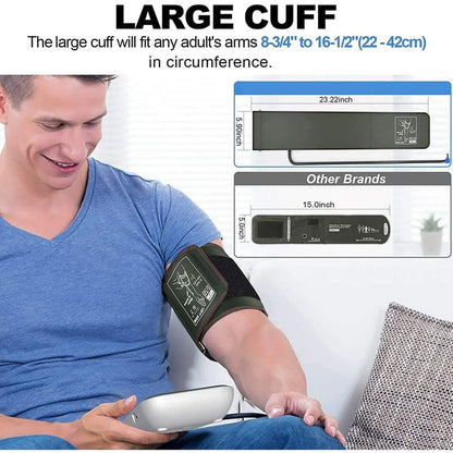 Upper Arm Blood Pressure Monitor FSA Eligible Automatic Digital BP Machine Blood Pressure Cuffs with Speaker Large Cuff