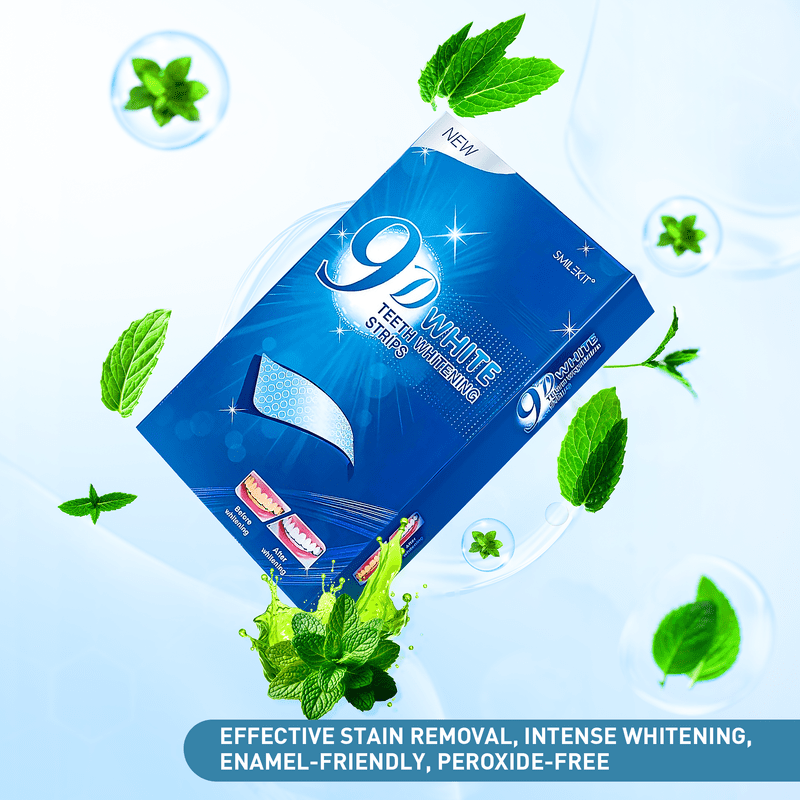 Detects Motiond Teeth Whitening Strips with Mint Flavor, 70 Strips