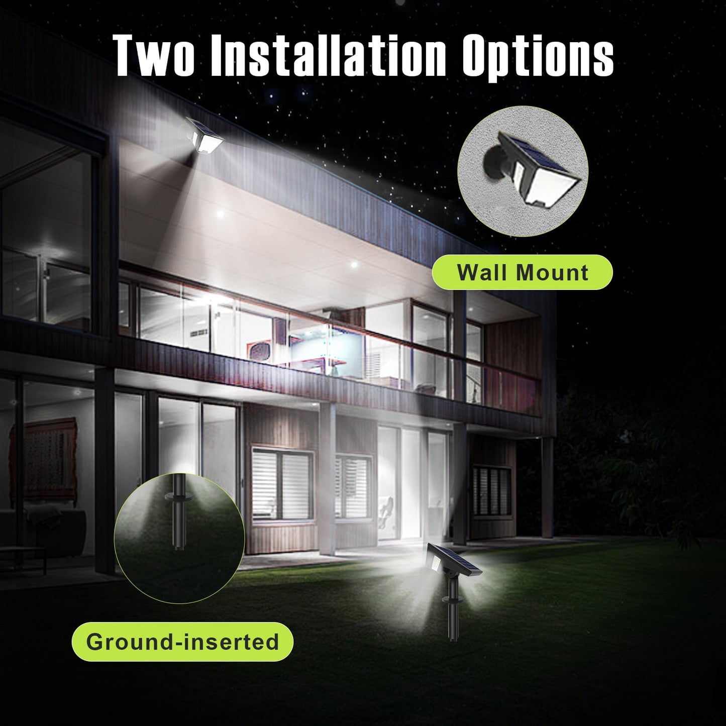 Solar Outdoor Lights, LED Solar Lights Outdoor Waterproof, Solar Walkway Lights Maintain 10 Hours of Lighting for Your Garden, Landscape, Path, Yard, Patio