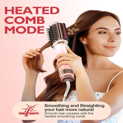 Professional Blow Dryer Brush, Hair Dryer Brush for Home, 5 in 1 Hot Air Brush with Negative Ion