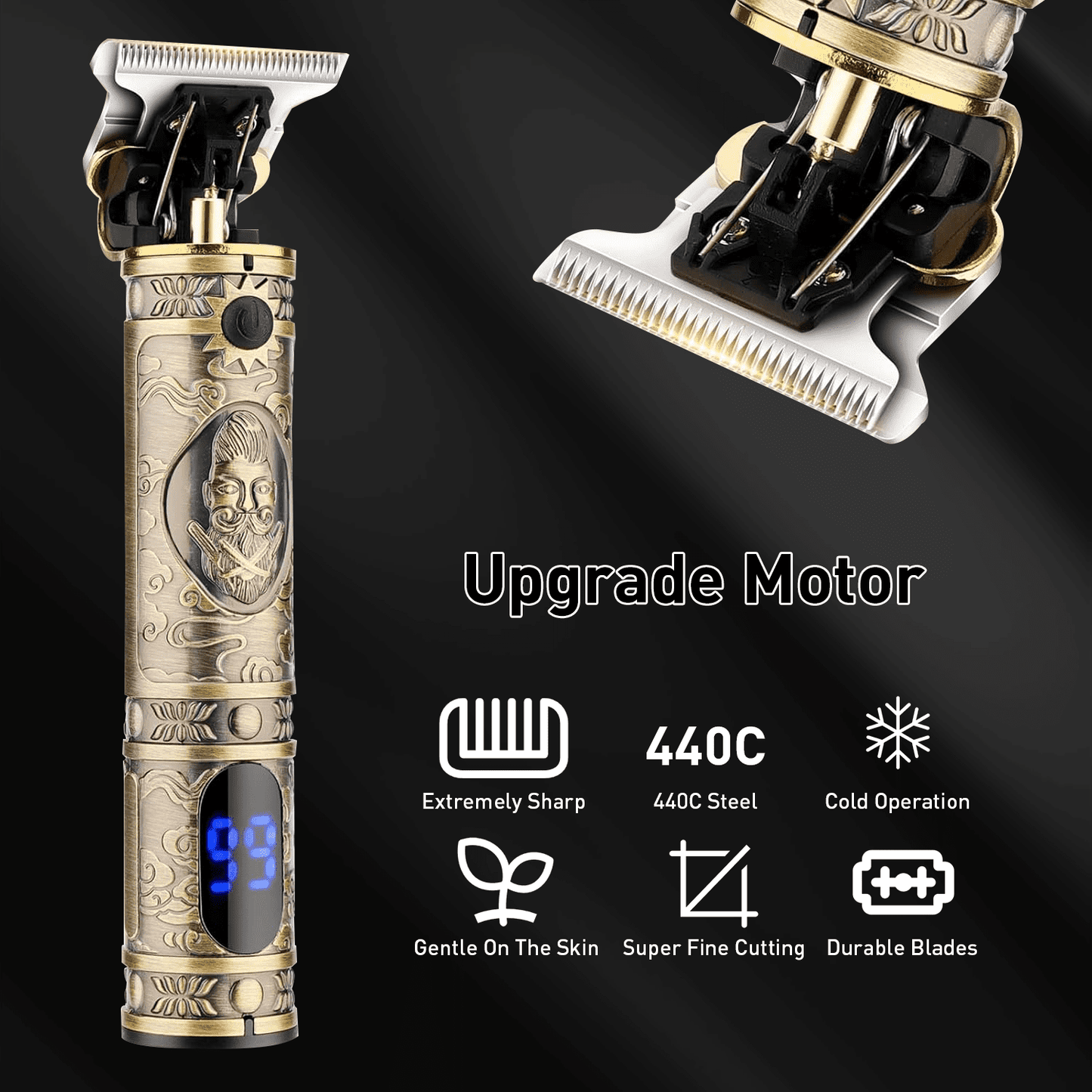 3 In 1 Beard Trimmer Sets For Men - Cordless Beard Trimmer For Men, Hair Clippers, Nose Hair Trimmer Kit - Gifts For Him, For Barbers