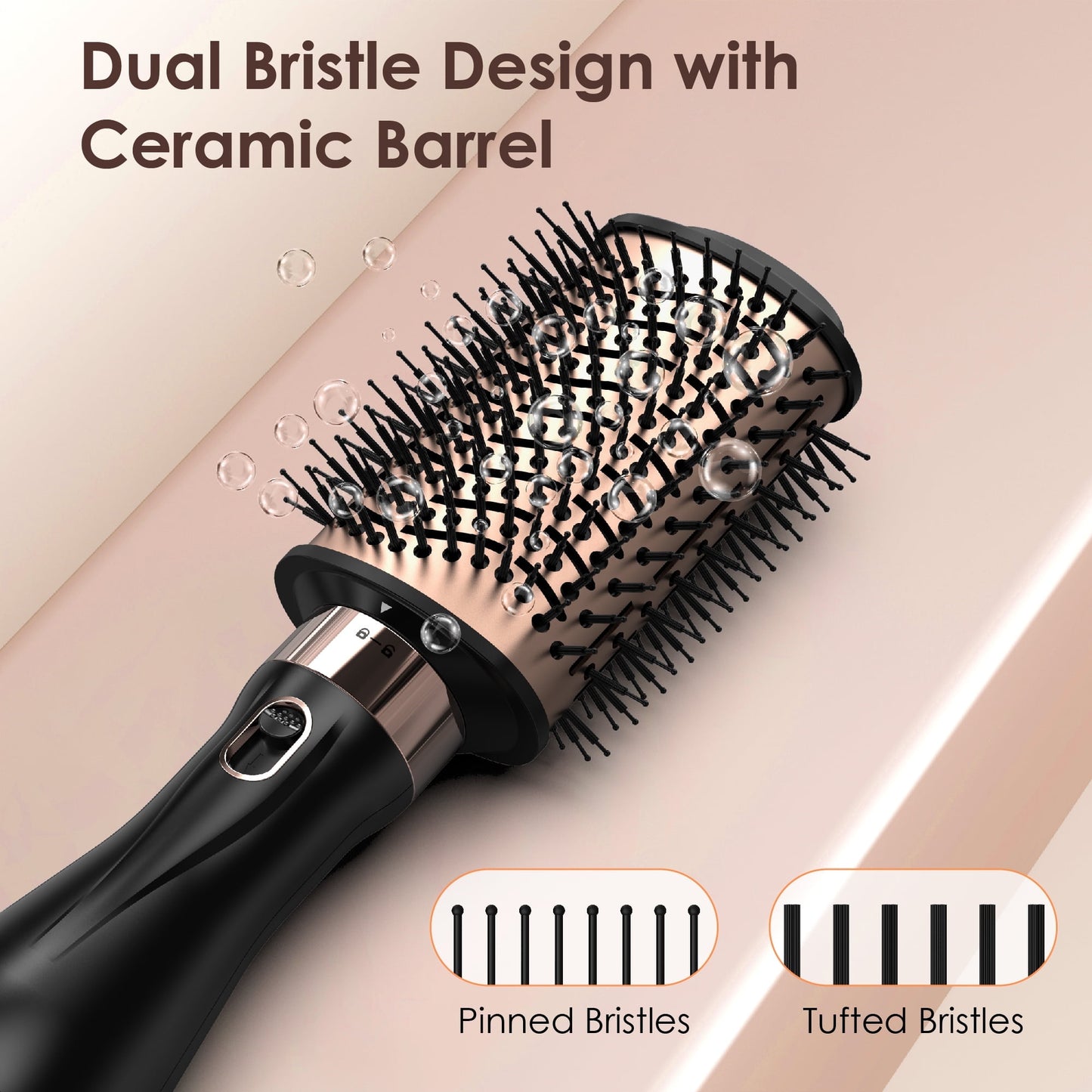 Hair Dryer Brush Blow Dryer Brush in One Oval Brush Hot Air Brush Set for Straightening/Drying/Curling Multi-Temperature Settings