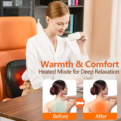 Back and Neck Massager for Pain Relief with Heat