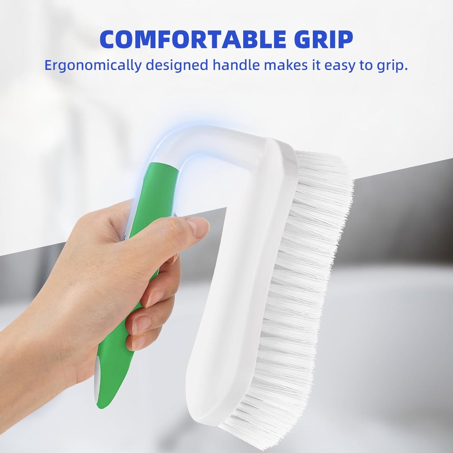 TORIO Heavy Duty Scrub Brush, Multi-Purpose Cleaning Brush for Kitchen, Bathroom & Floor