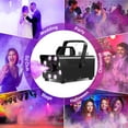 Fog Machine 500W and 2000CFM Fog with Wireless Remote Control Smoke Machine with 13 Colorful LED Lig