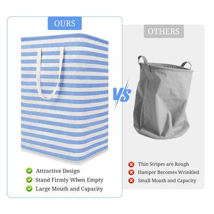 KUOSE Laundry Basket, 2-Pack 72L Large Capacity Collapsible Laundry Hamper Waterproof for Home,Dorm Clothes Toy Storage