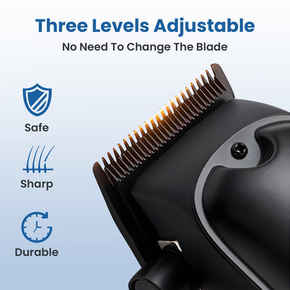 Professional Hair Clippers for Men- Mens Clippers and Grooming Set, Barber Clippers Set