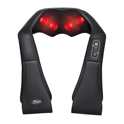 Neck Massager, Shiatsu Neck and Shoulder Massager for Pain Relief Deep Tissue (Black)