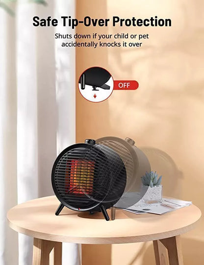 1500W Portable Electric Space Heater Garage Hot Air Fan for Indoor Large Room