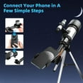 Kailwokk Telescope for Adults & Kids, 70mm Aperture Portable Telescopes with Height Adjustable Tripod & Phone Adapter, Astronomy Beginner Gift