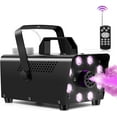 Fog Machine 500W and 2000CFM Fog with Wireless Remote Control Smoke Machine with 13 Colorful LED Lig