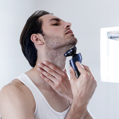 detects motiond Electric Razor: Men's Electric Shavers, Rechargeable Wet Dry Beard Trimmer with LED Display - Cordless Portable Razor