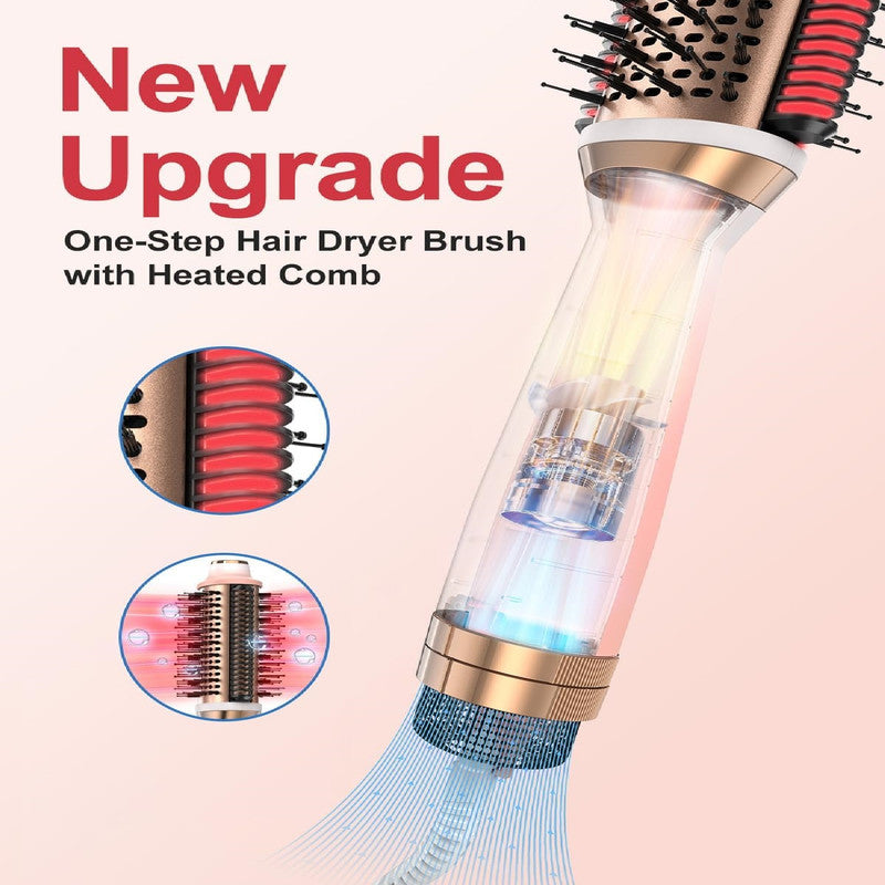 Professional Blow Dryer Brush, Hair Dryer Brush for Home, 5 in 1 Hot Air Brush with Negative Ion