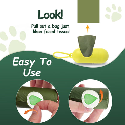 Dog Poop Bags,300 Counts 20 Dog Poop Bags Rolls Biodegradable Trash Bags