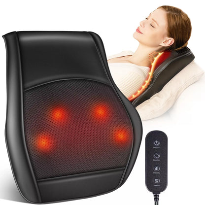 Back and Neck Massager for Pain Relief with Heat