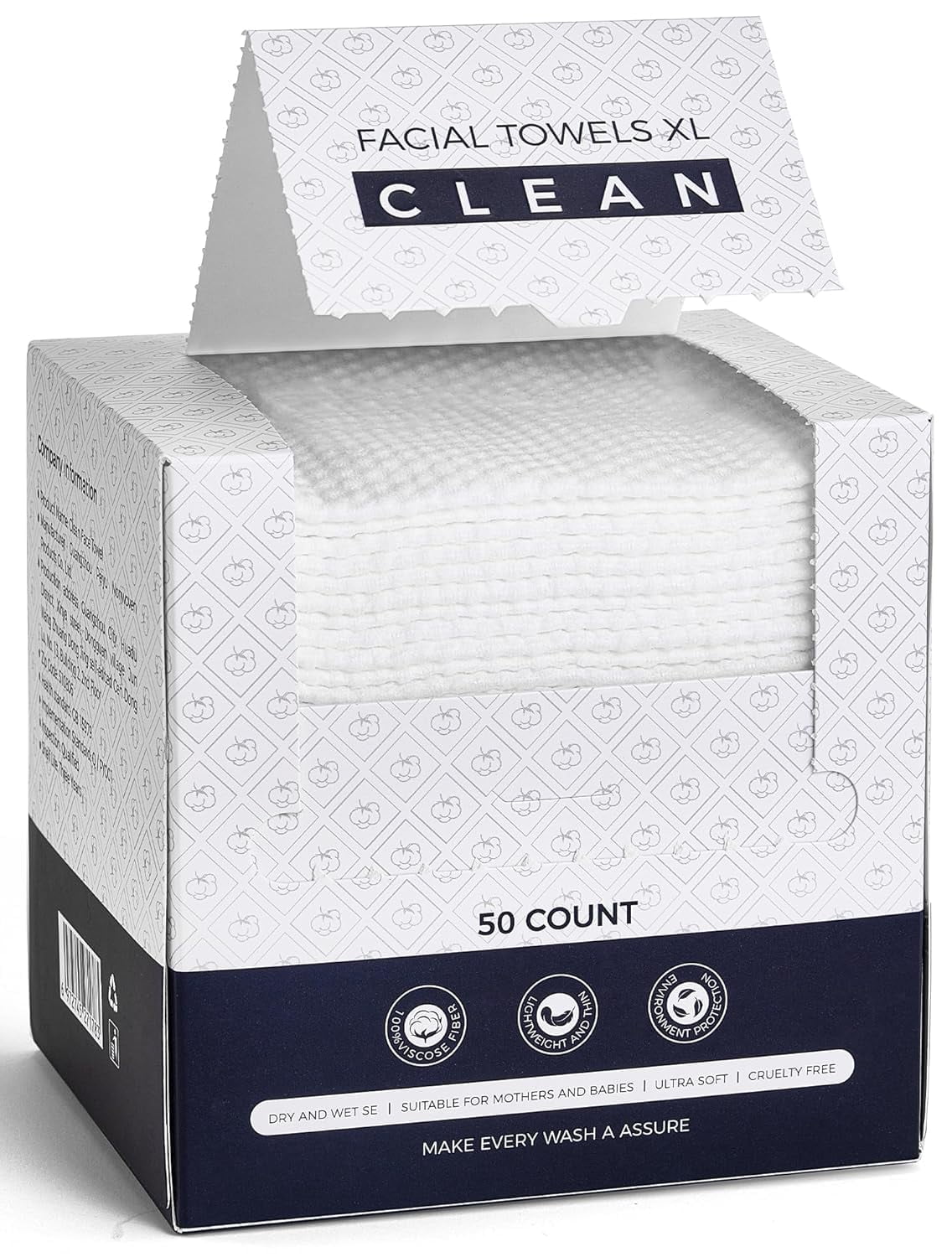 Clean Towels,Disposable Face Towels,Large Dry Wipes for Makeup Removing,Facial Cleansing,Nursing,Travel