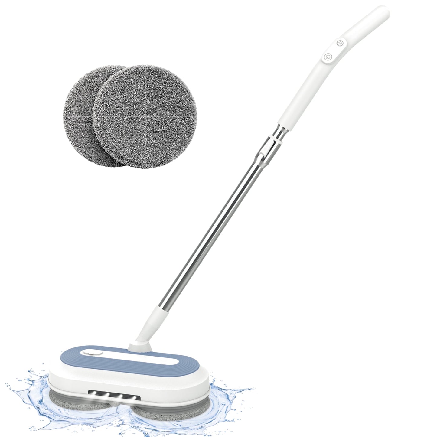 Cordless Electric Mop for Home, Electric Spin Mop with LED Headlights & 200ml Water Tank, Up to 50mins Working Time