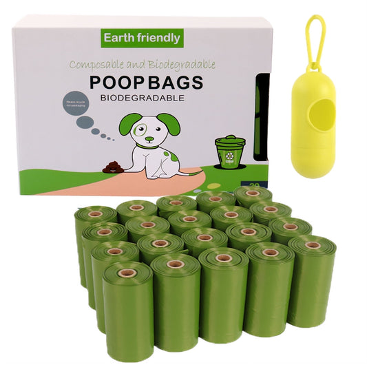 Dog Poop Bags,300 Counts 20 Dog Poop Bags Rolls Biodegradable Trash Bags