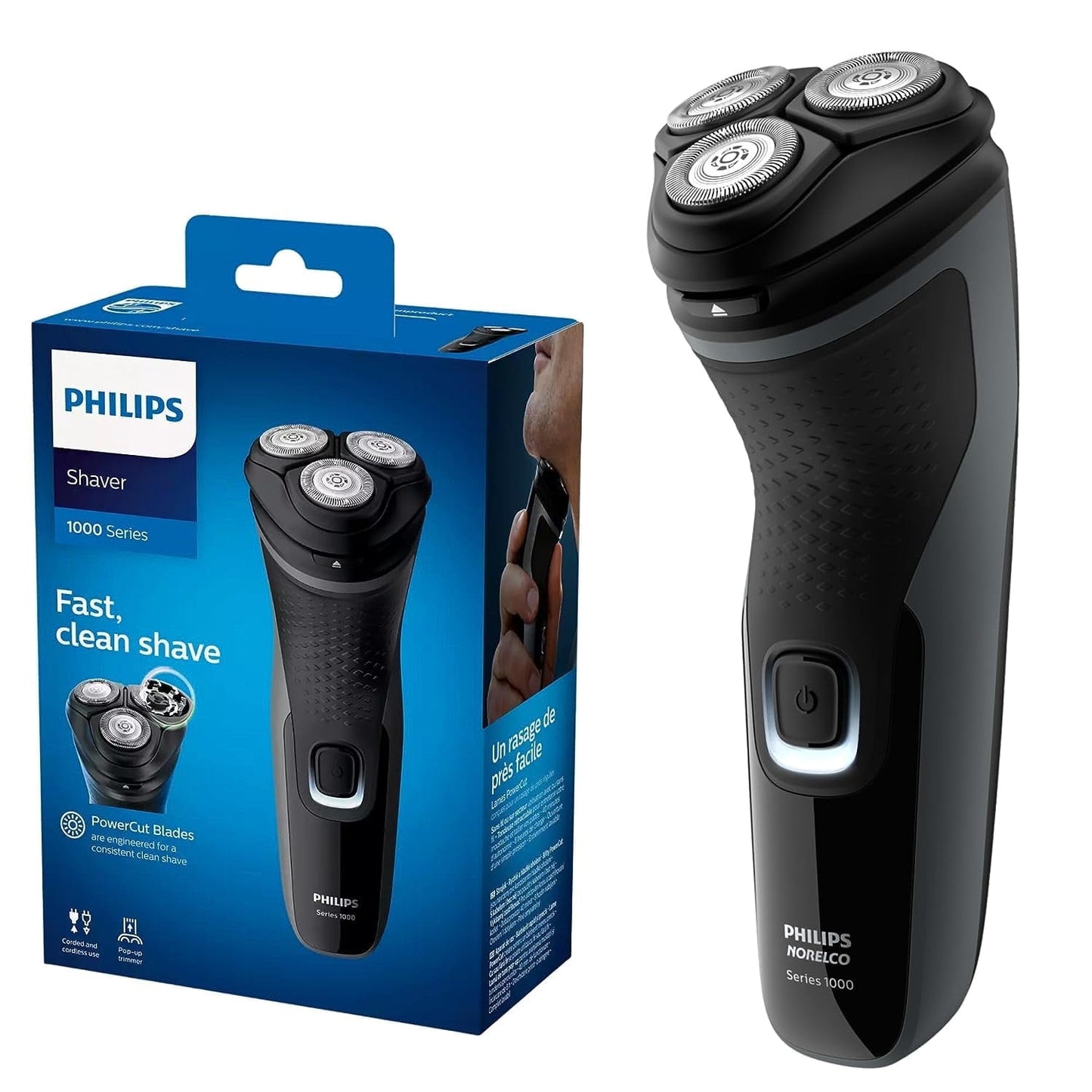 Electric Shaver Trimmer Series Men's Shaver with Blades & pop-up Trimmer