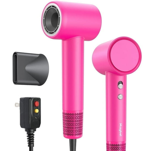 detects motiond Hair Dryer, 110000 RPM Ionic Travel Blow Dryer Mothers Day Gifts for Women, Pink