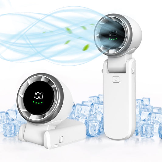 Portable Fan, Mini Handheld Fan with 100 Speeds Air Turbo Personal Fan for Indoor Outdoor Travel