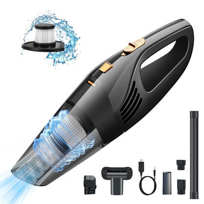 Handheld Vacuum Cordless Rechargeable, Dust Busters Cordless Rechargeable with LED, USB Charge, 1.65LBs Hand Vacuum Cordless