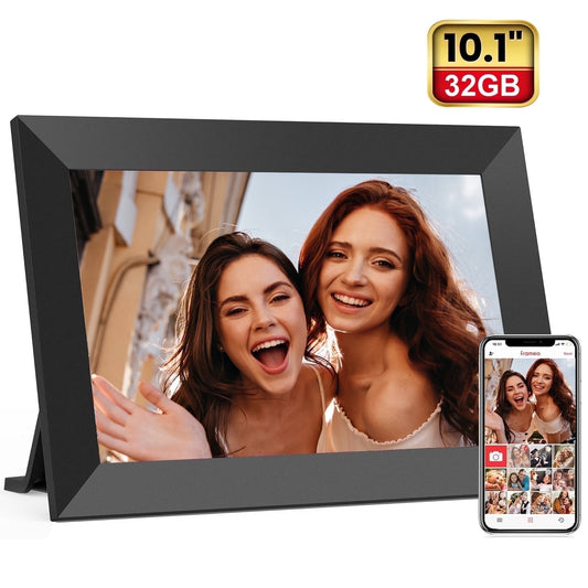 KUOSE 10.1" WiFi Digital Picture Frame with Touch Screen, Remote Upload via Frameo App Perfect Gift for Family